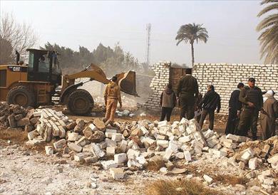 استمرار الاعتداء على الأراضي الزراعية